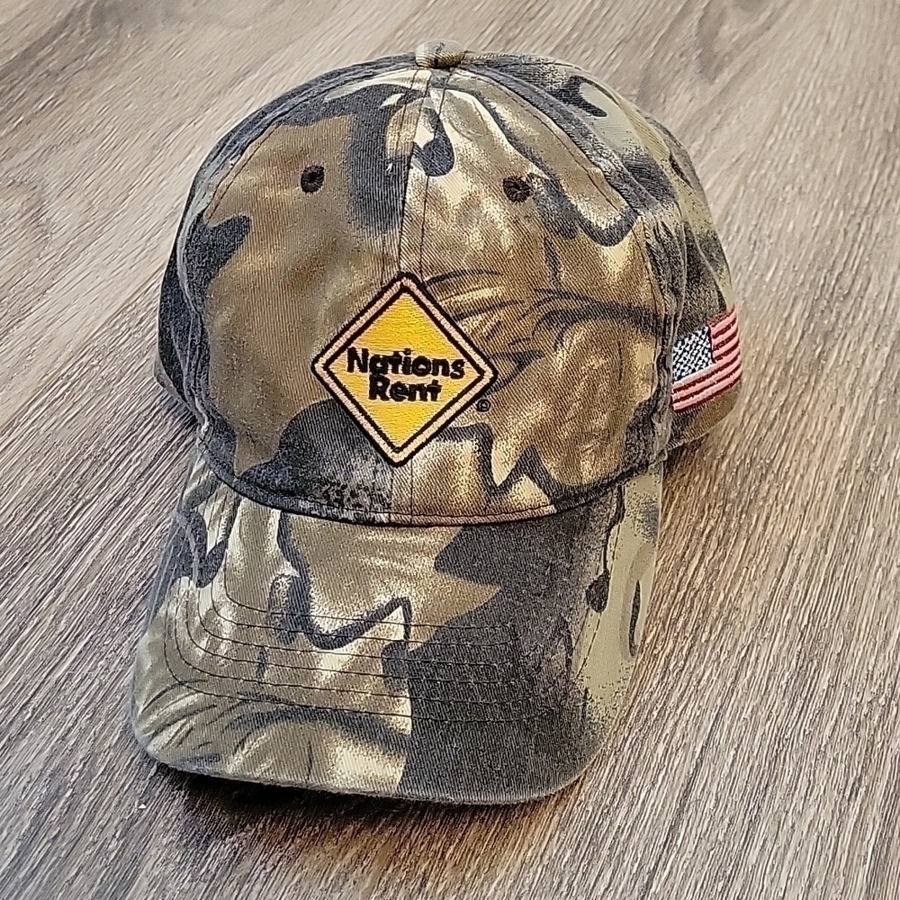 Vintage Camo Nations Rent Hat